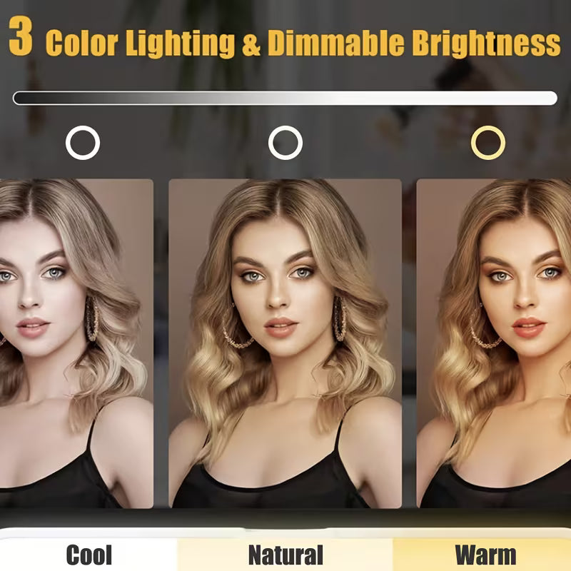 LED Vanity Makeup Mirror – Smart Dimmable Touch Control