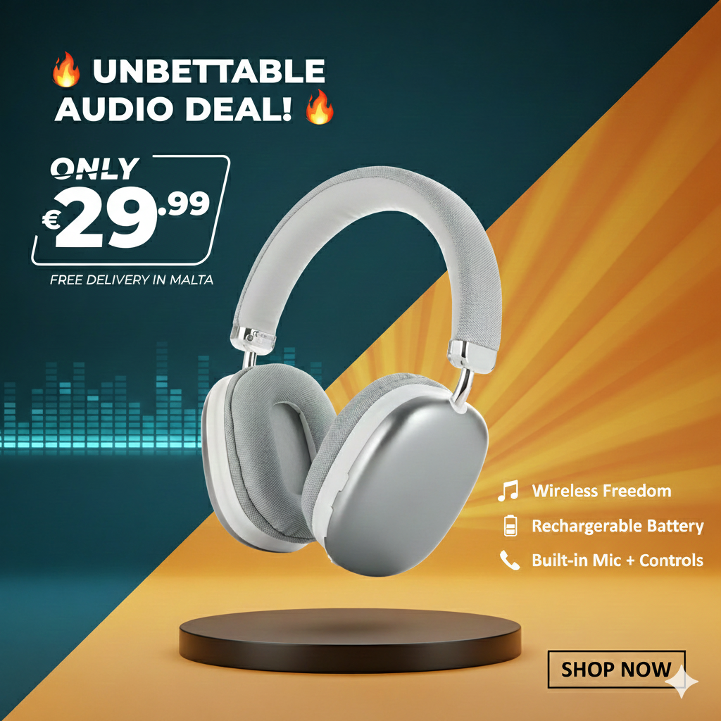 Premium Wireless Stereo Headphones