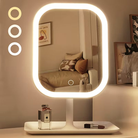 LED Vanity Makeup Mirror – Smart Dimmable Touch Control