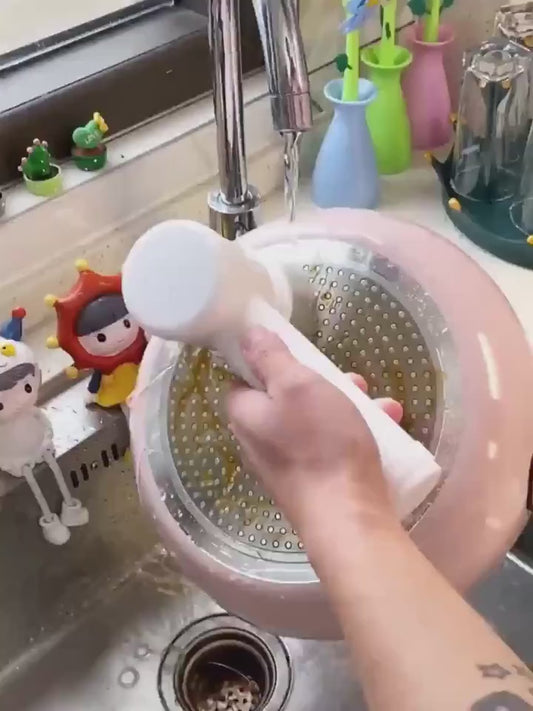 Electric Cleaning Brush | Rechargable | 4 brushes inc.